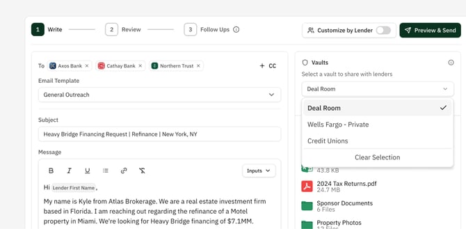 Launch Vault Popover